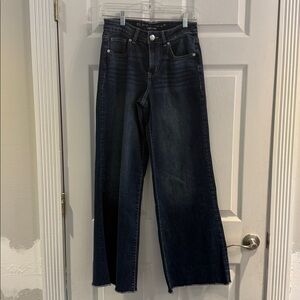 Maurices High-Rise Dark Blue Jeans, size 6, lots of stretch, very flattering